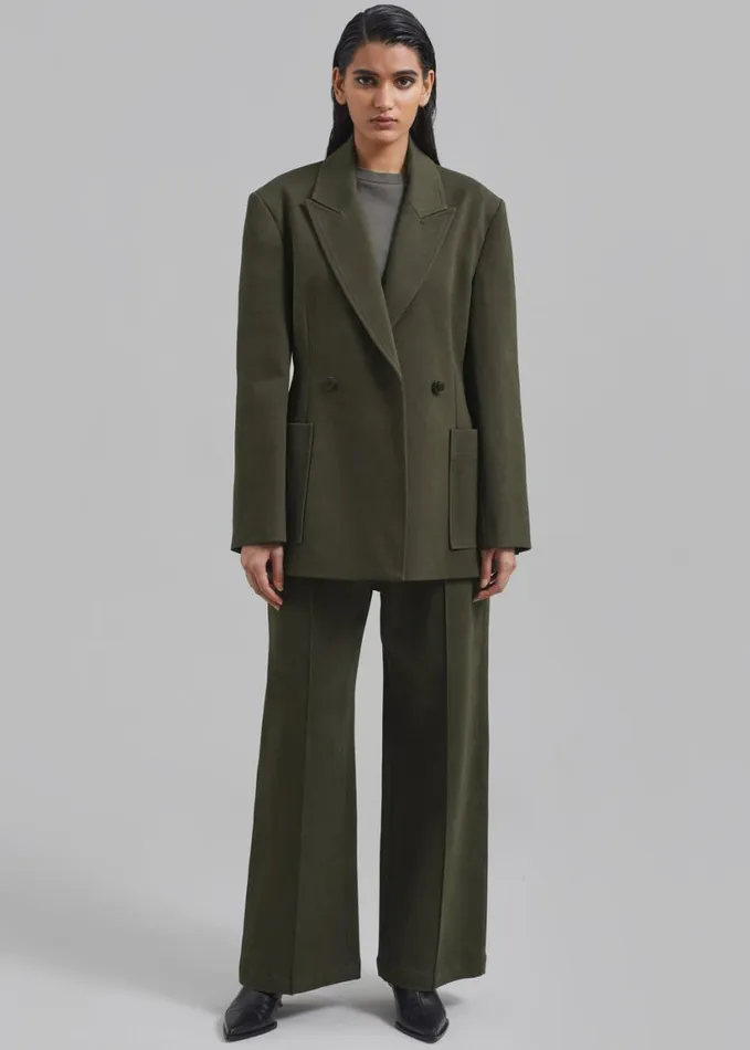 Clothing Women The Frankie Shop Devon Trousers 8211 Khaki