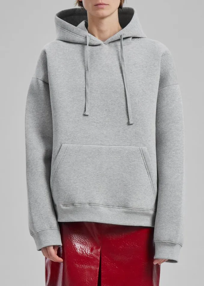 Clothing Women The Frankie Shop Easton Oversized Hoodie 8211 Light Grey