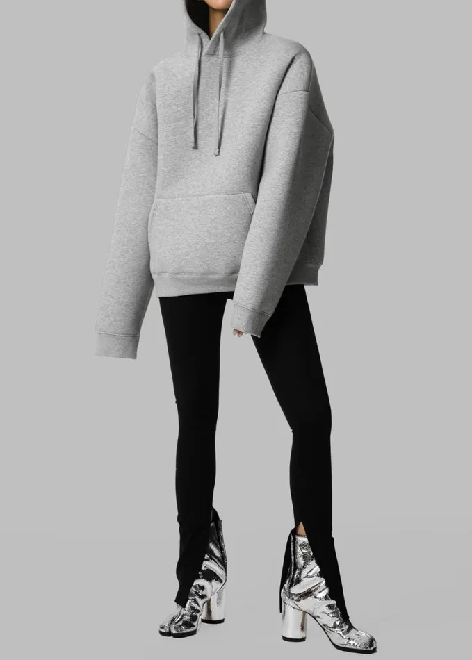 Clothing Women The Frankie Shop Easton Oversized Hoodie 8211 Light Grey