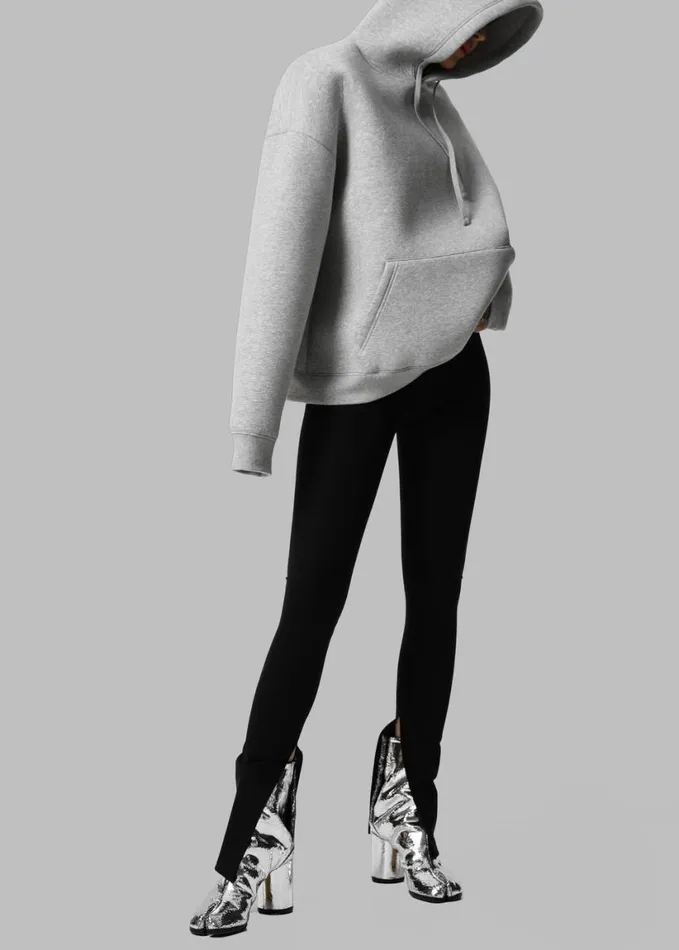 Clothing Women The Frankie Shop Easton Oversized Hoodie 8211 Light Grey
