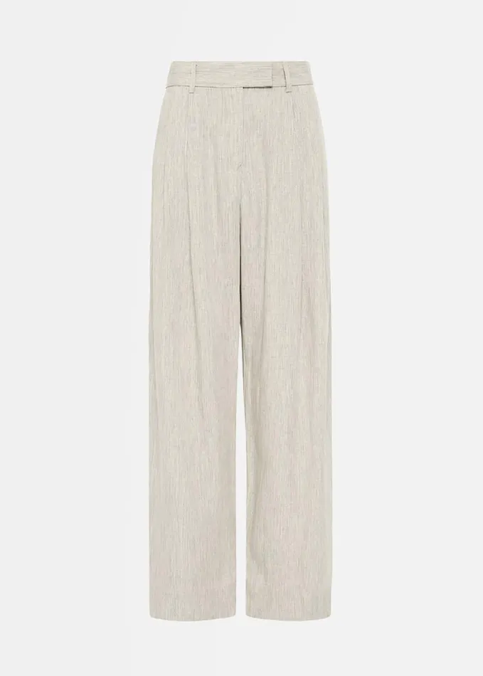 Clothing Women The Frankie Shop Esse Studios Bode Tailored Trousers 8211 Asha Linen
