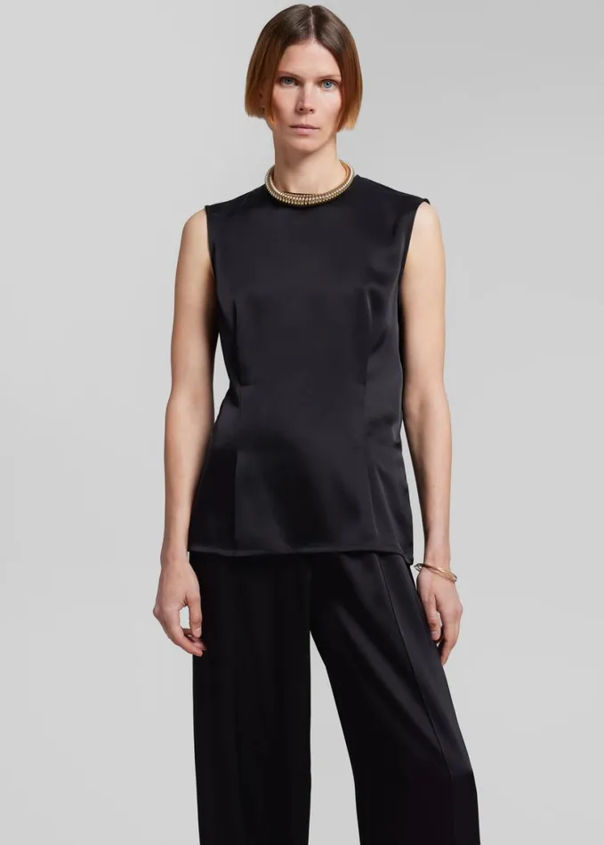Clothing Women The Frankie Shop Esse Studios Classico Tank Top 8211 Black