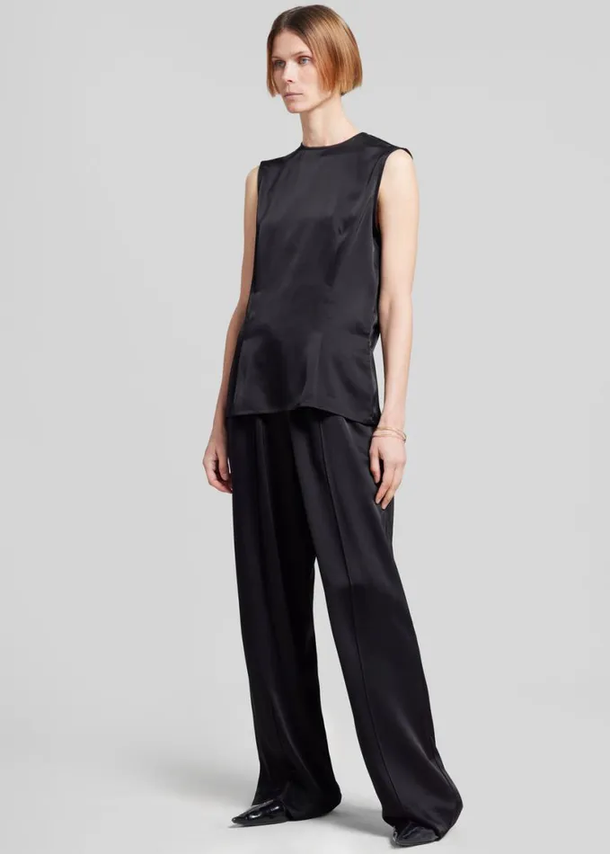 Clothing Women The Frankie Shop Esse Studios Classico Tank Top 8211 Black