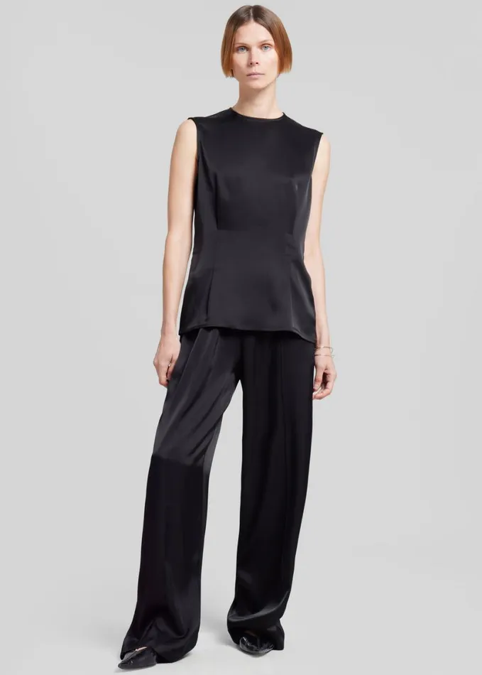 Clothing Women The Frankie Shop Esse Studios Classico Tank Top 8211 Black