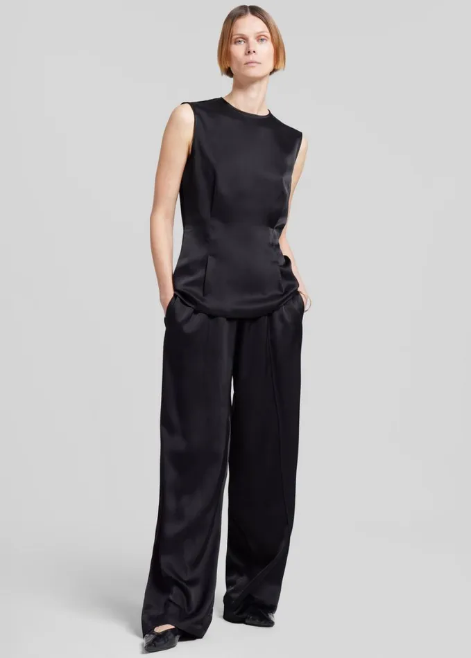 Clothing Women The Frankie Shop Esse Studios Classico Tank Top 8211 Black