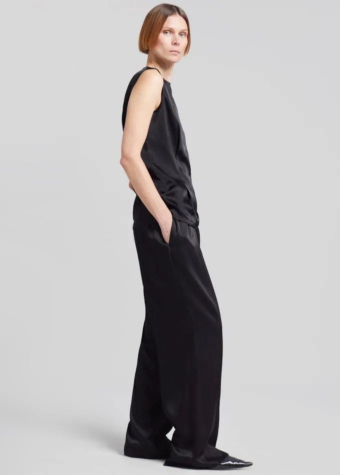 Clothing Women The Frankie Shop Esse Studios Classico Tank Top 8211 Black