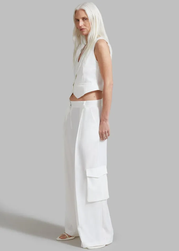 Clothing Women The Frankie Shop Gladys Vest 8211 White