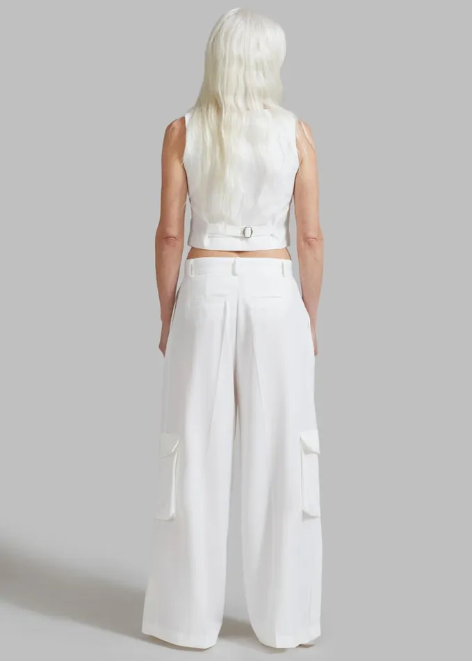 Clothing Women The Frankie Shop Gladys Vest 8211 White