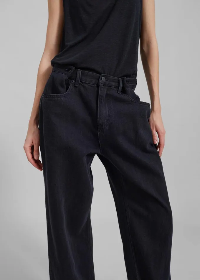 Clothing Women The Frankie Shop Hayla Denim Pants 8211 Black Wash