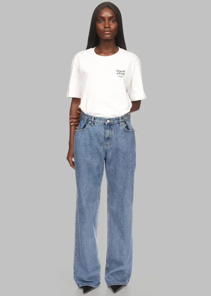 Clothing Women The Frankie Shop Hayla Denim Pants X Barbie 8211 Medium Wash