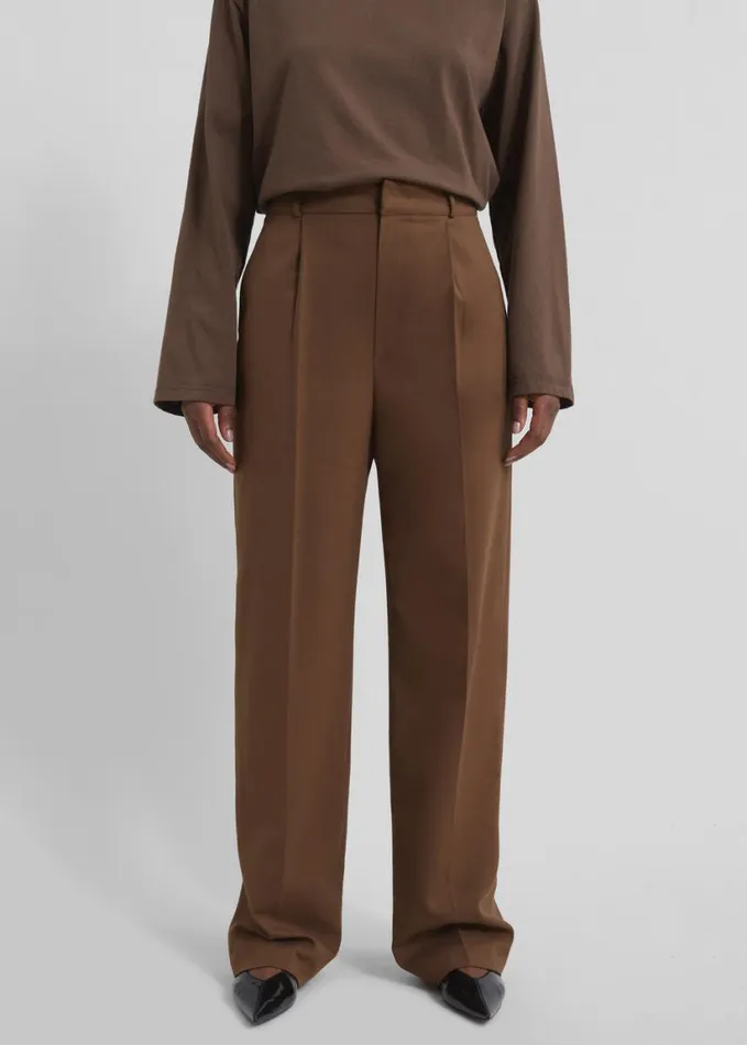 Clothing Women The Frankie Shop Kylen Trousers 8211 Brown
