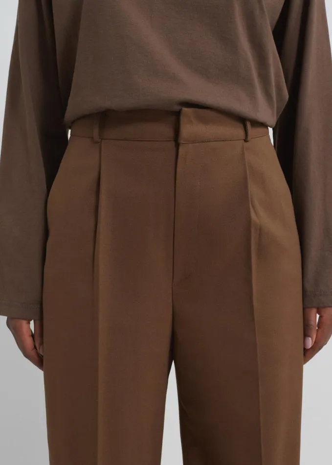 Clothing Women The Frankie Shop Kylen Trousers 8211 Brown