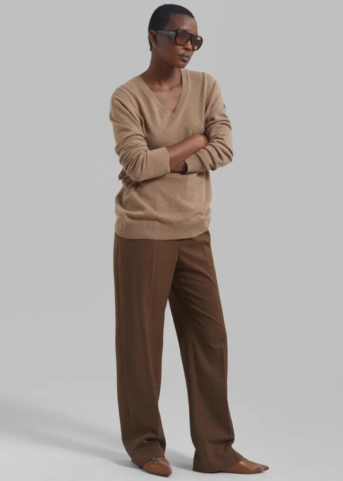 Clothing Women The Frankie Shop Kylen Trousers 8211 Brown