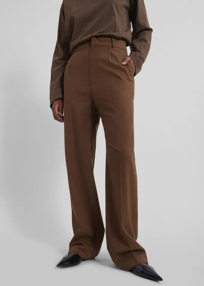Clothing Women The Frankie Shop Kylen Trousers 8211 Brown