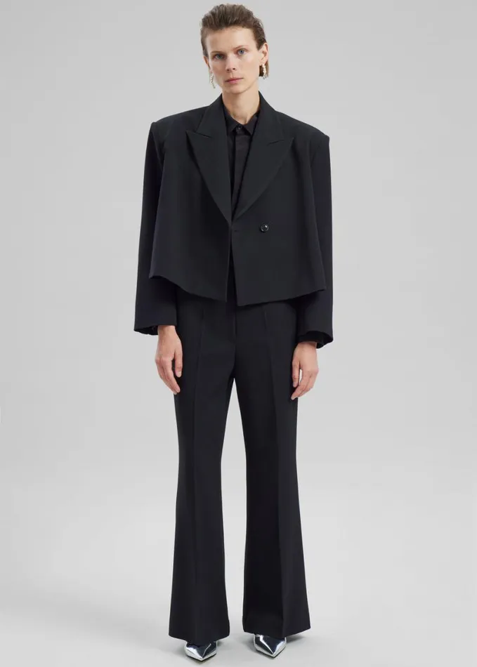 Clothing Women The Frankie Shop Layne Trousers 8211 Black