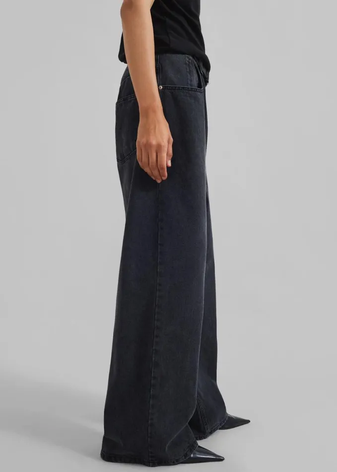 Clothing Women The Frankie Shop Lexington Jeans 8211 Black Wash