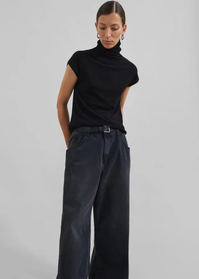 Clothing Women The Frankie Shop Lexington Jeans 8211 Black Wash
