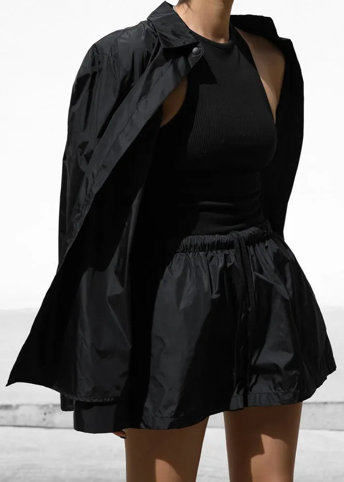 Clothing Women The Frankie Shop Lucy Open Back Oversized Shirt 8211 Black