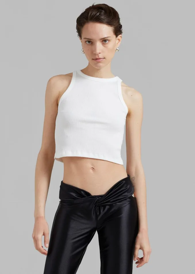 Clothing Women The Frankie Shop Maisy Tank Top 8211 White