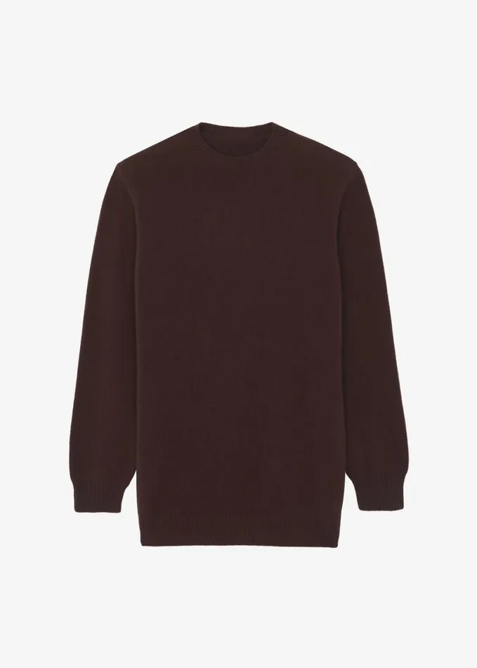 Clothing Women The Frankie Shop Maxime Knit Sweater Dress 8211 Brown