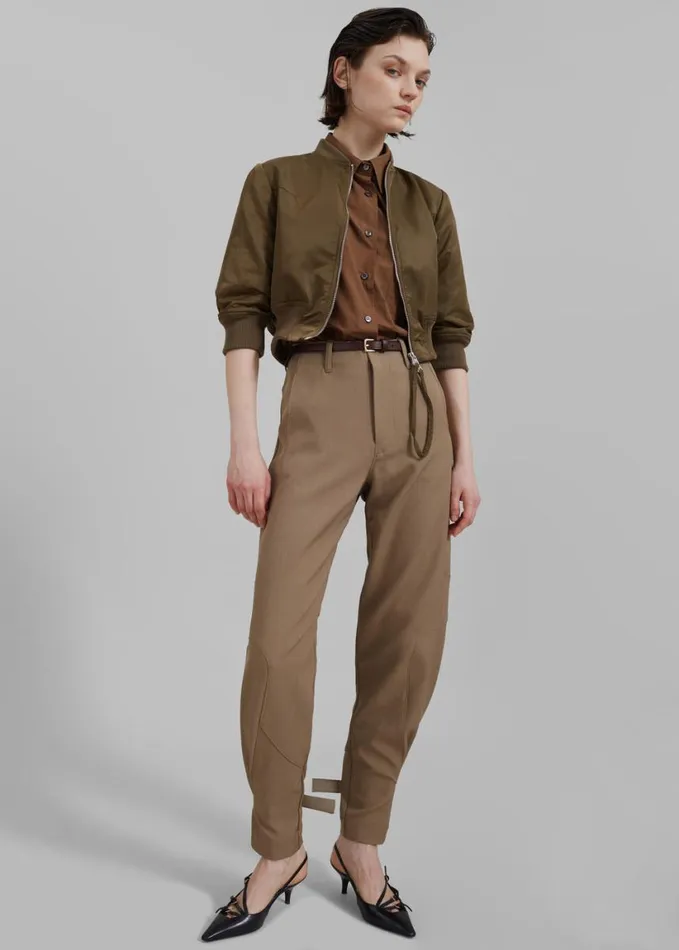 Clothing Women The Frankie Shop Maylis Trousers 8211 Beige