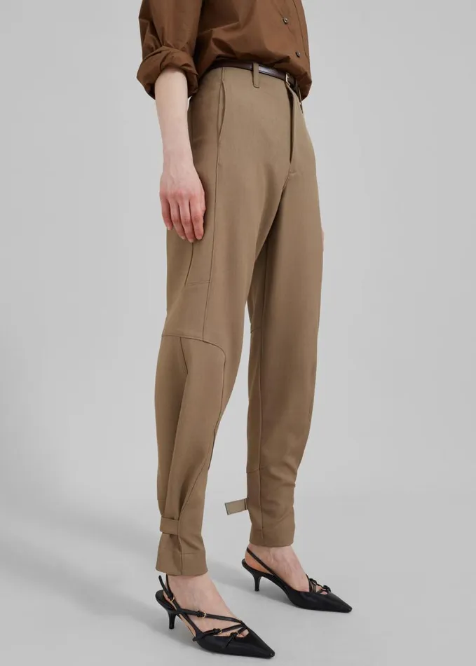 Clothing Women The Frankie Shop Maylis Trousers 8211 Beige
