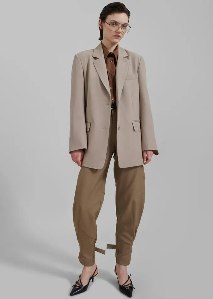 Clothing Women The Frankie Shop Maylis Trousers 8211 Beige