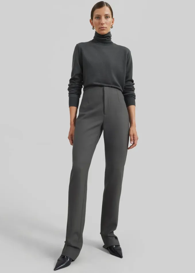 Clothing Women The Frankie Shop Morrison Long Trousers 8211 Light Khaki