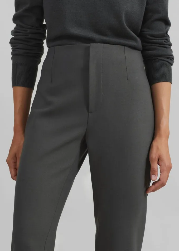 Clothing Women The Frankie Shop Morrison Long Trousers 8211 Light Khaki