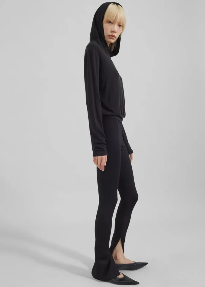 Clothing Women The Frankie Shop Nala Flared Leggings 8211 Black