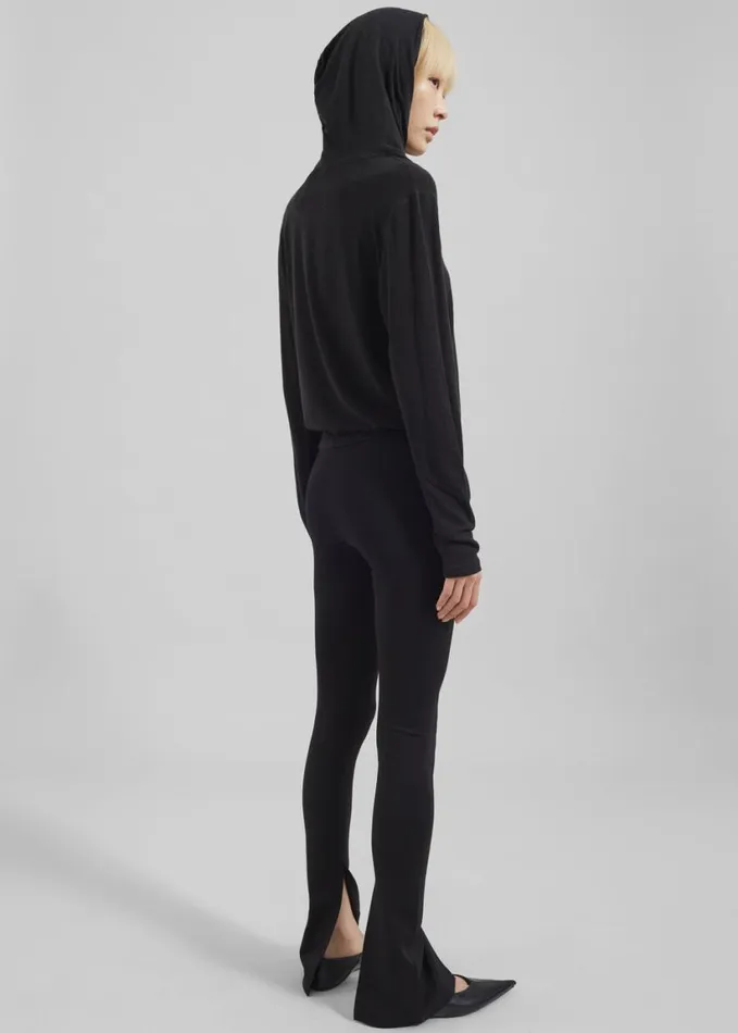 Clothing Women The Frankie Shop Nala Flared Leggings 8211 Black