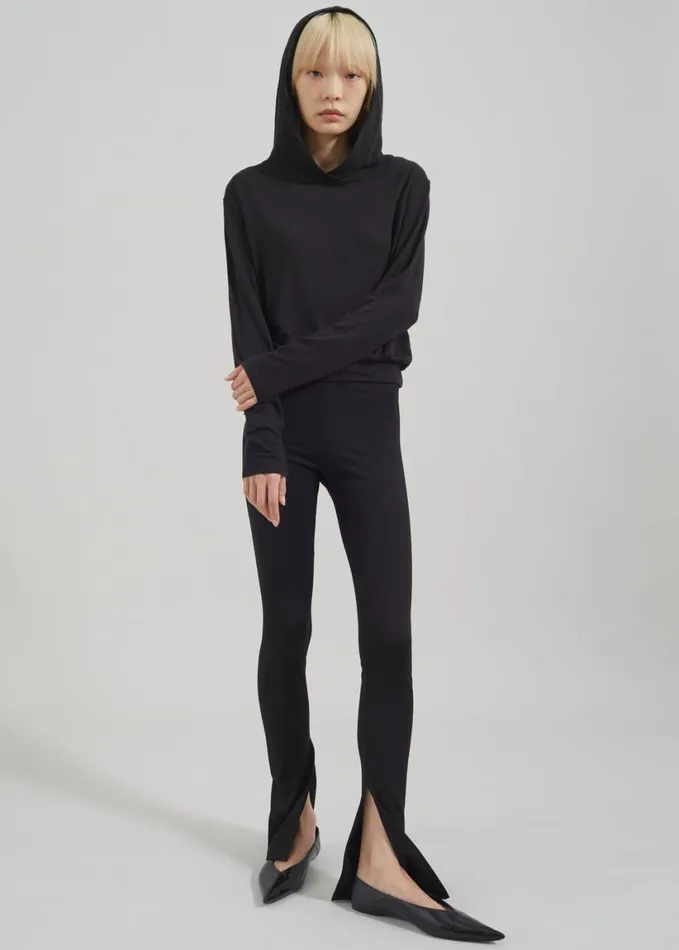 Clothing Women The Frankie Shop Nala Flared Leggings 8211 Black