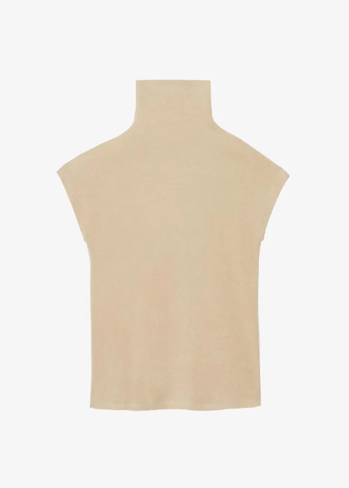 Clothing Women The Frankie Shop Nile Turtleneck Top 8211 Beige