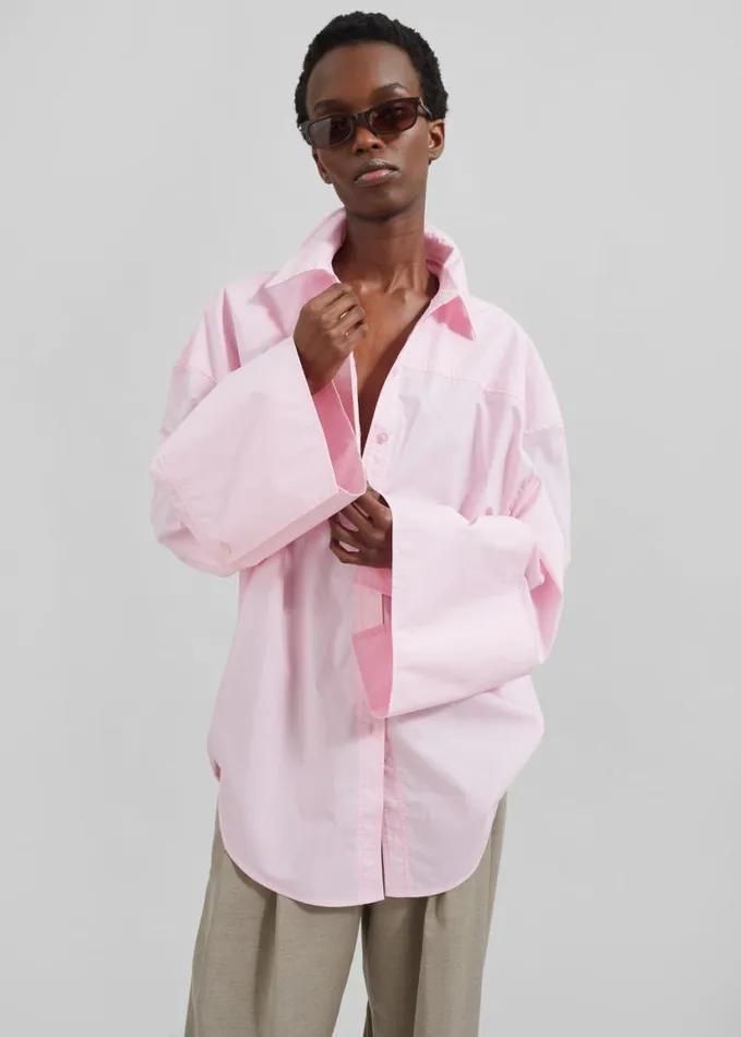 Clothing Women The Frankie Shop Rotate Oversized Shirt 8211 Fairy Tale