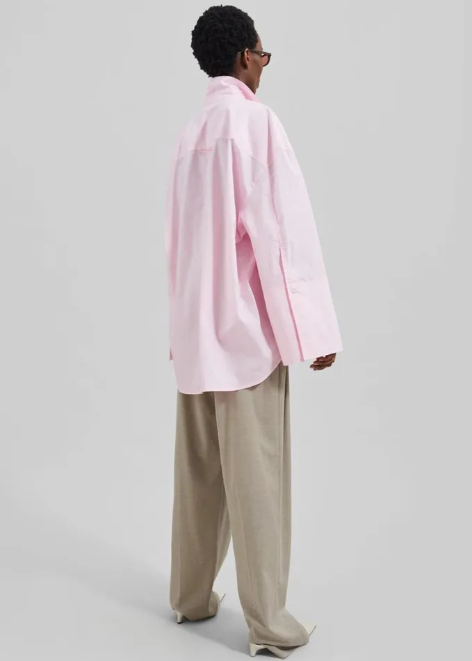 Clothing Women The Frankie Shop Rotate Oversized Shirt 8211 Fairy Tale