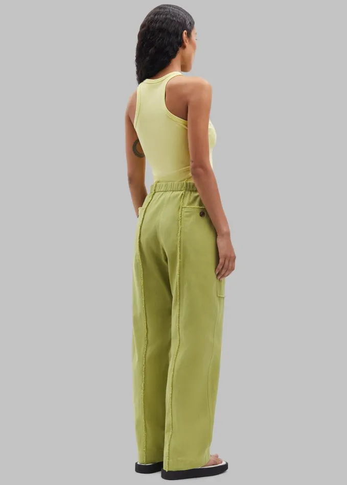 Clothing Women The Frankie Shop Samse Samse Helene Tank Top 8211 Mellow Green
