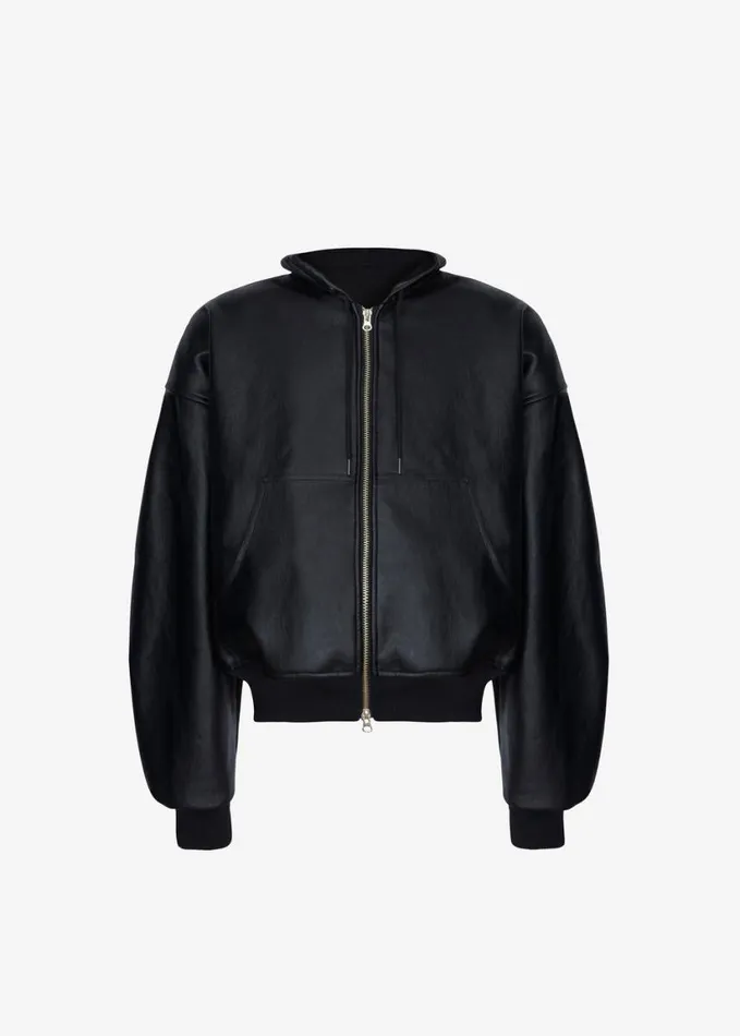 Clothing Women The Frankie Shop Santiago Faux Leather Jacket 8211 Black