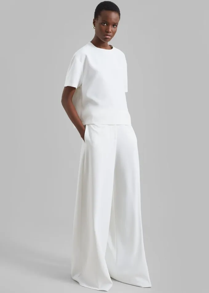 Clothing Women The Frankie Shop Sierra Tee 8211 White