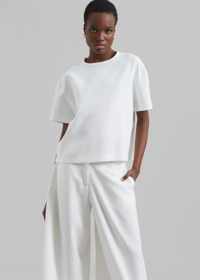 Clothing Women The Frankie Shop Sierra Tee 8211 White