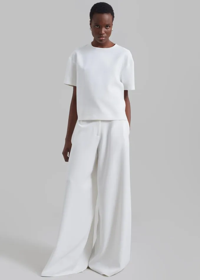 Clothing Women The Frankie Shop Sierra Tee 8211 White