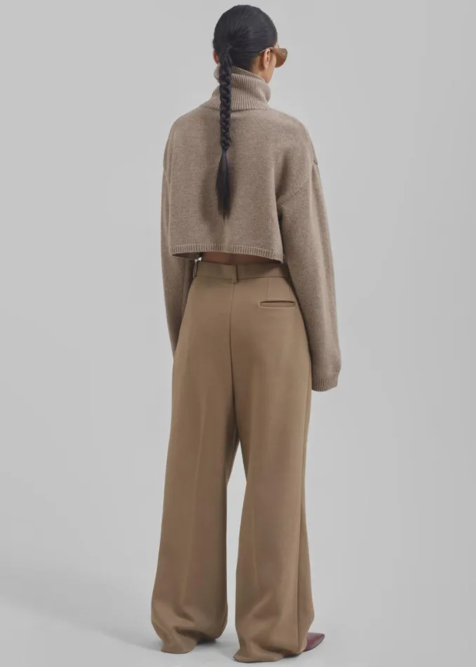 Clothing Women The Frankie Shop Skylar Trousers 8211 Beige
