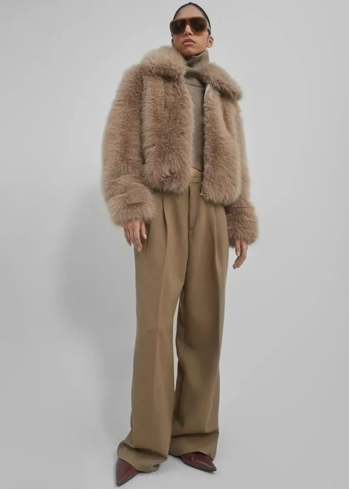 Clothing Women The Frankie Shop Skylar Trousers 8211 Beige