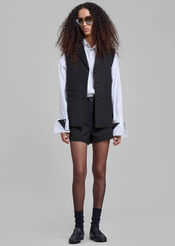 Clothing Women The Frankie Shop Xandra Vest 8211 Black