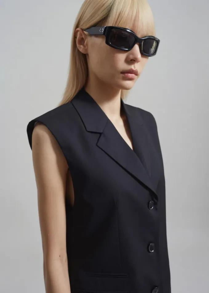 Clothing Women The Frankie Shop Xandra Vest 8211 Black