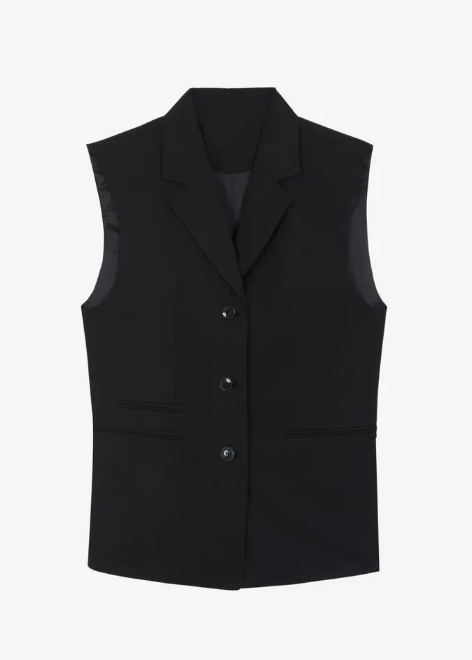 Clothing Women The Frankie Shop Xandra Vest 8211 Black