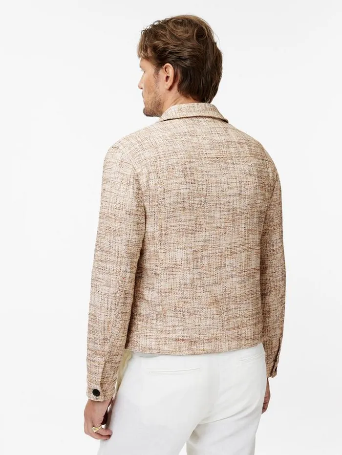 Coats And Jackets Men John Varvatos LUPIN TRUCKER Natural