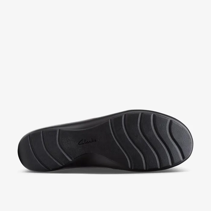 Cora Poppy Black Tumbled Women Clarks Clogs and Mules Cora Poppy Black Tumbled Women Clarks Clogs and Mules
