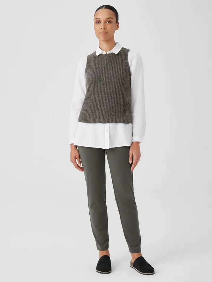 Cotton Fluff Crew Neck Top Grove Women Eileen Fisher Sweaters and Cardigans