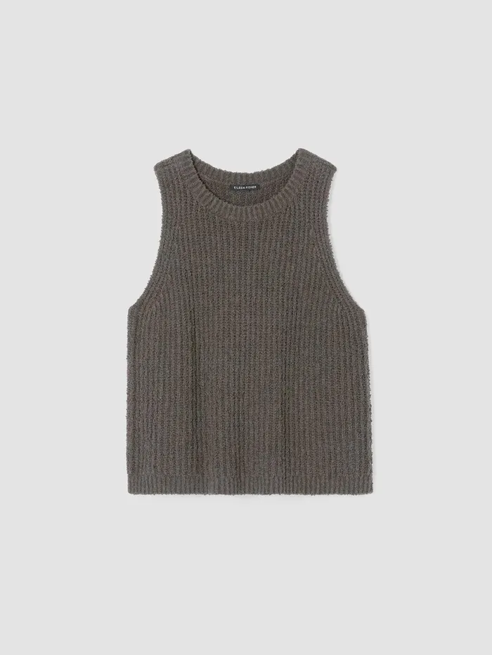Cotton Fluff Crew Neck Top Grove Women Eileen Fisher Sweaters and Cardigans