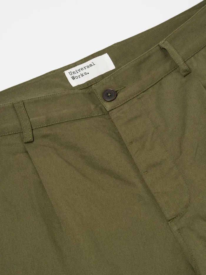 Cotton Twill Men Universal Works Universal Works Duke Pant In Light Olive Twill